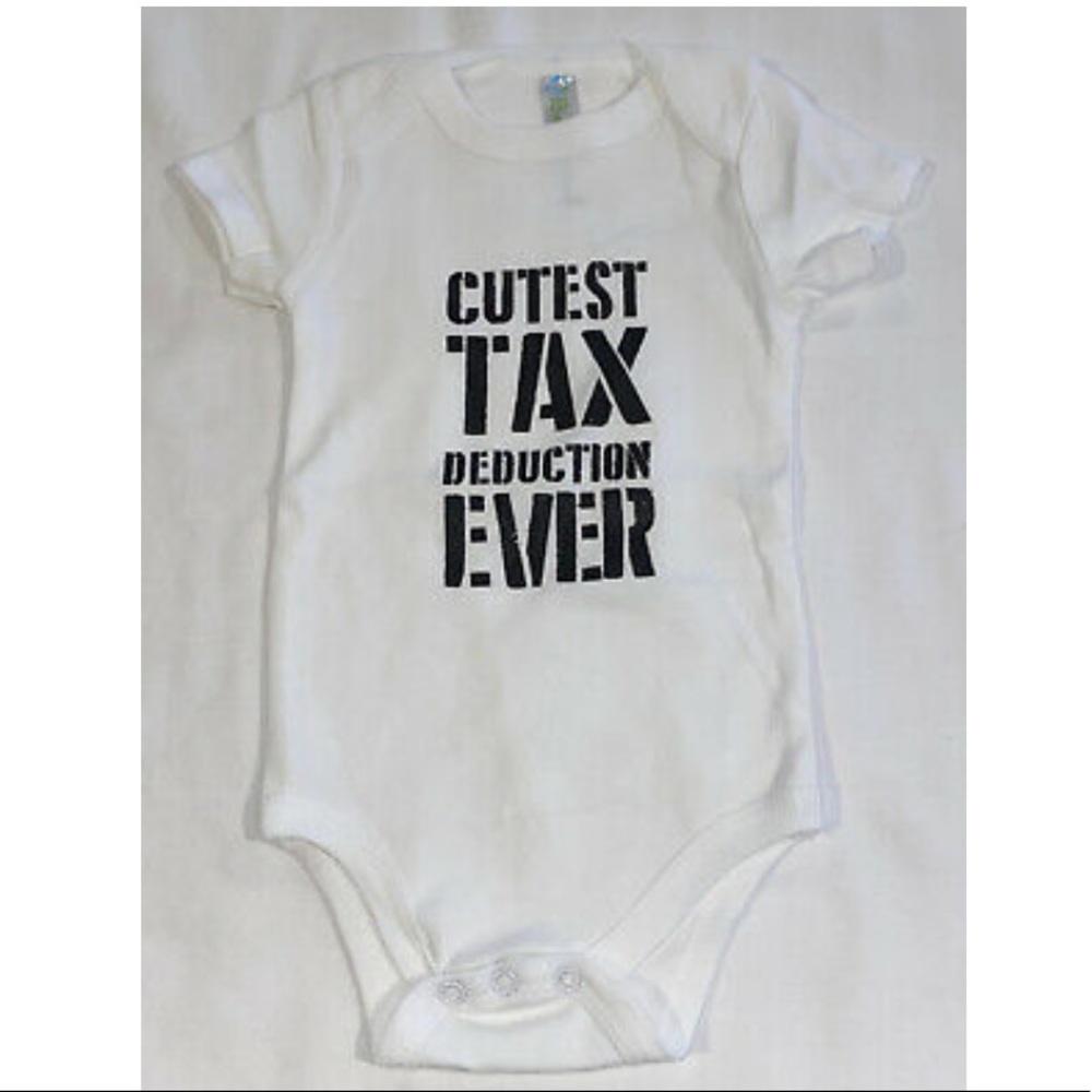 Cutest Tax Deduction Onesie 12 Months